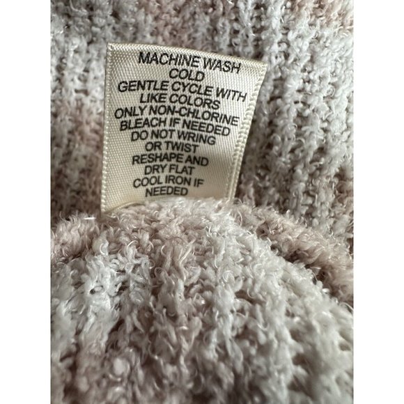 Sincerely Jules Open Front Cardigan Sweater Women's Sz L Hounds Tooth Pockets - Picture 11 of 13